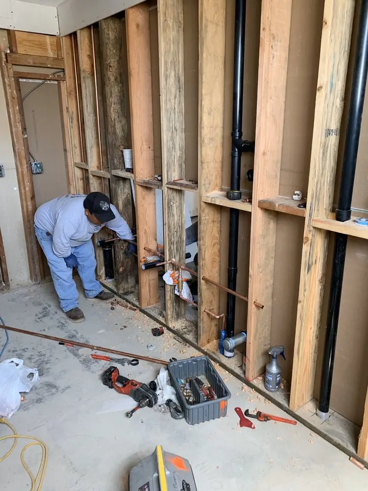 Commercial rough-in plumbing for Gas Line Repair in Dranesville